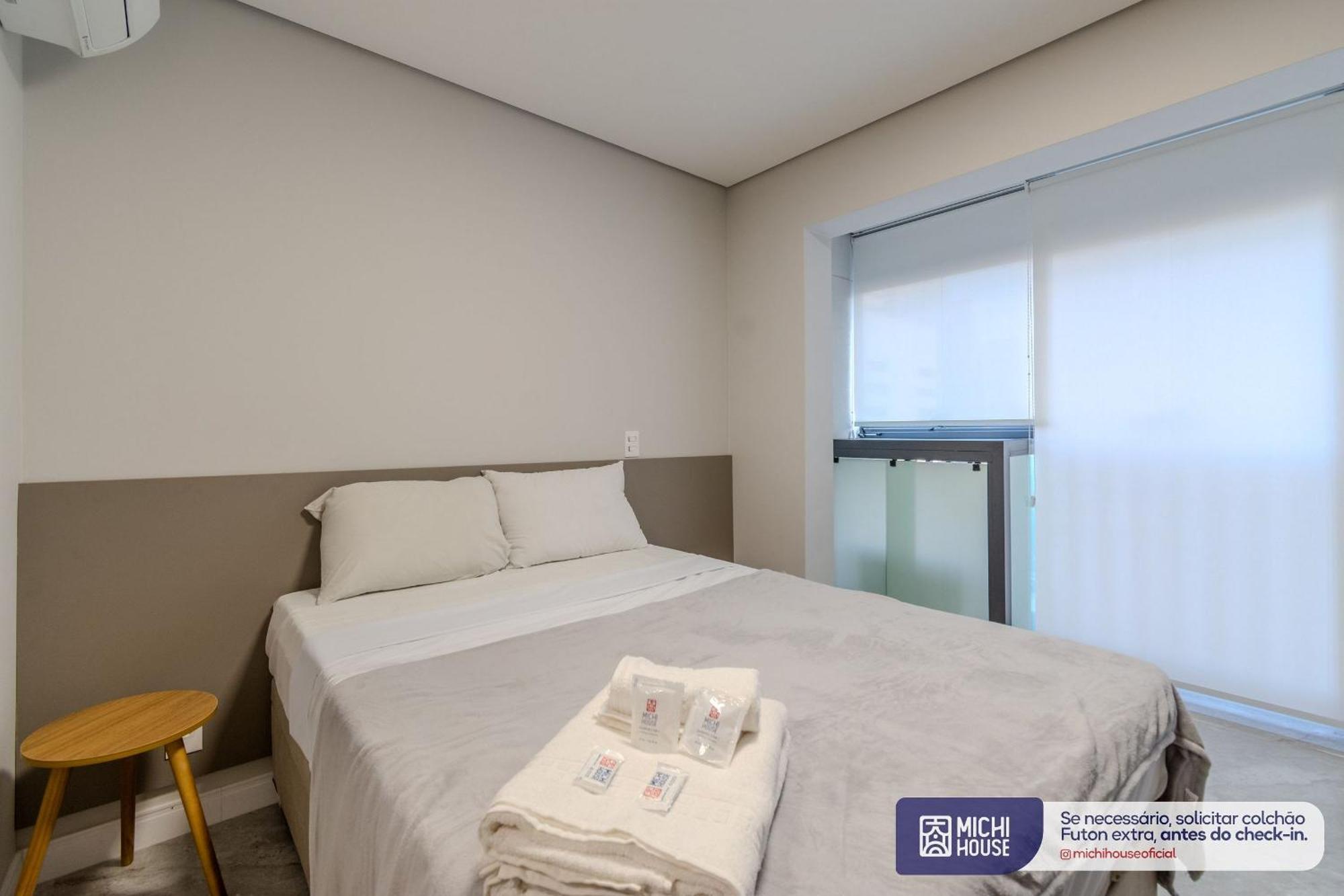 Apartamento Aconchegante Studio Metro Paraiso Ac/wf