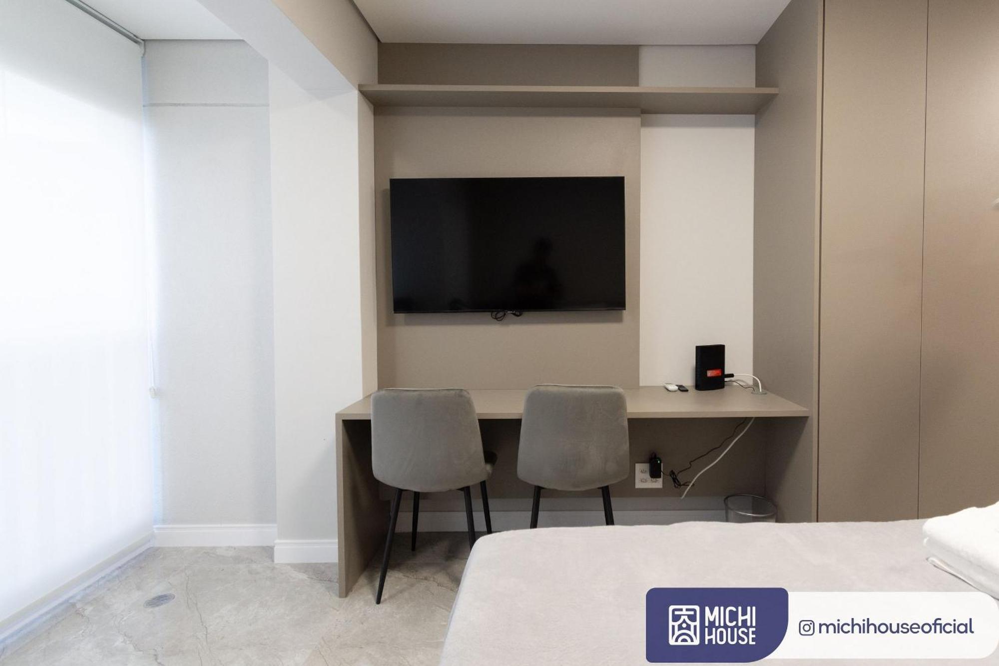 Apartamento Aconchegante Studio Metro Paraiso Ac/wf