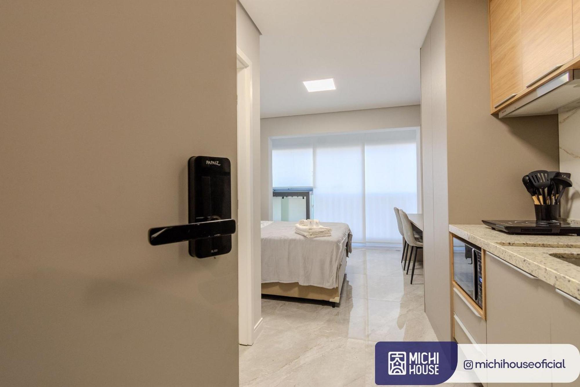 Apartamento Aconchegante Studio Metro Paraiso Ac/wf